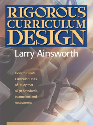 cover image of Rigorous Curriculum Design